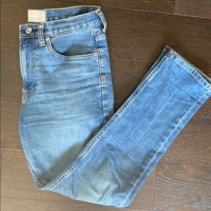 Everlane High Rise Cigarette Straight jeans